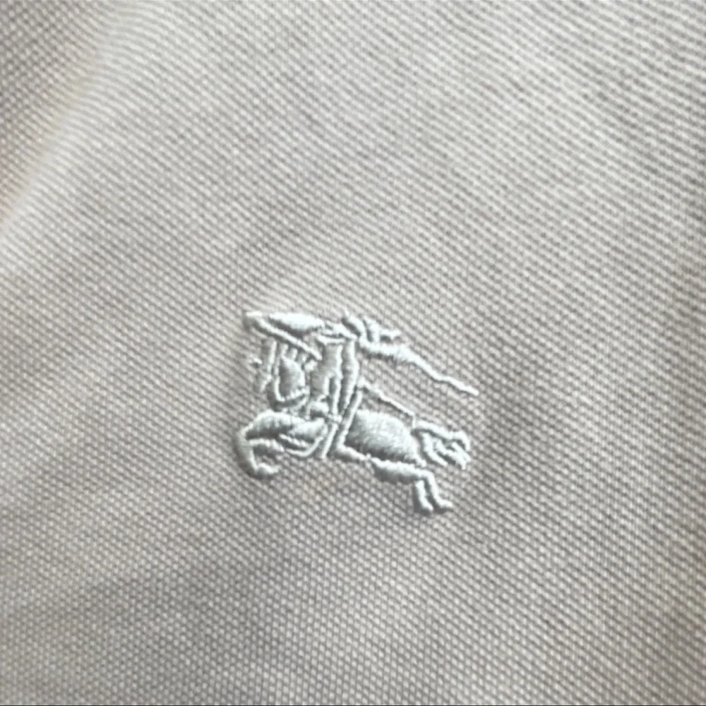 VTG Burberry Ruched Button Down Polo - Picture 6 of 8